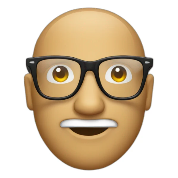 incognito glasses sticker