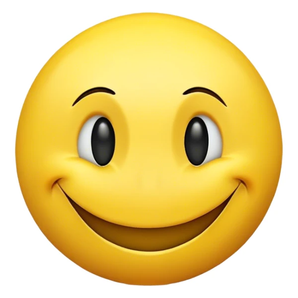 Hyper realistic yellow smiley face  sticker