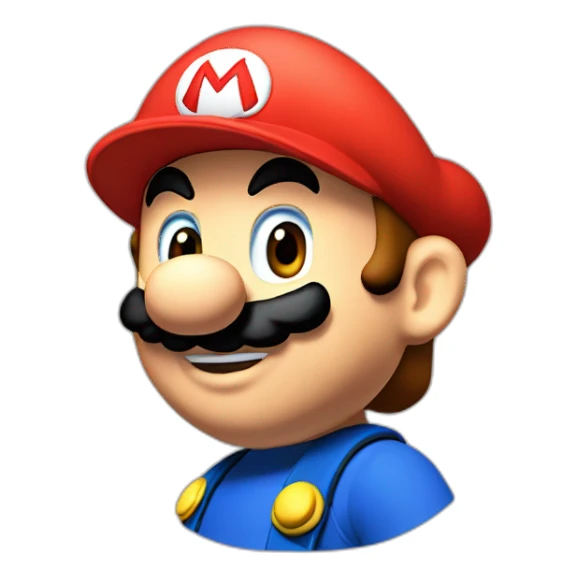 super Mario in love sticker