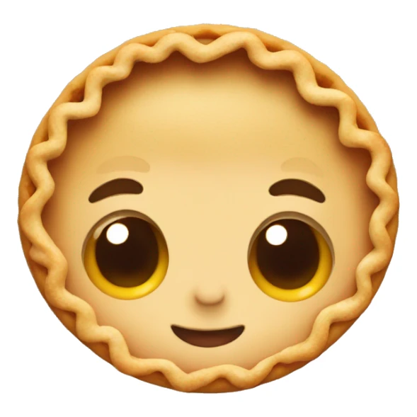 A cute pie sticker