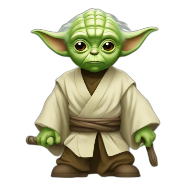Yoda, Luke skywalker sticker