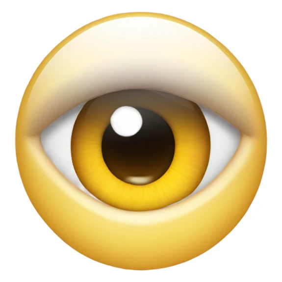 eye roll blushing with halo  sticker