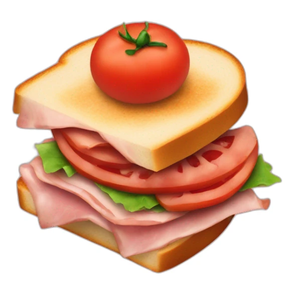 Ham and tomate sandwich sticker