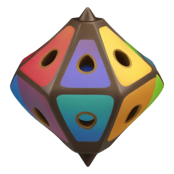 dreidle four sided spinning top  sticker