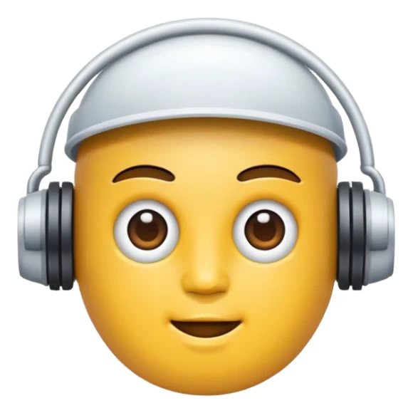 Beyaz kulaklık  sticker