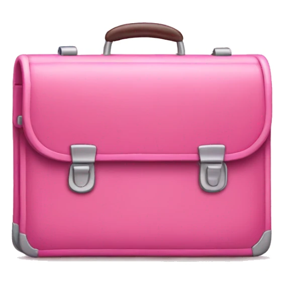 Pink briefcase emoji sticker