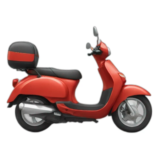 Chat sur un scooter sticker