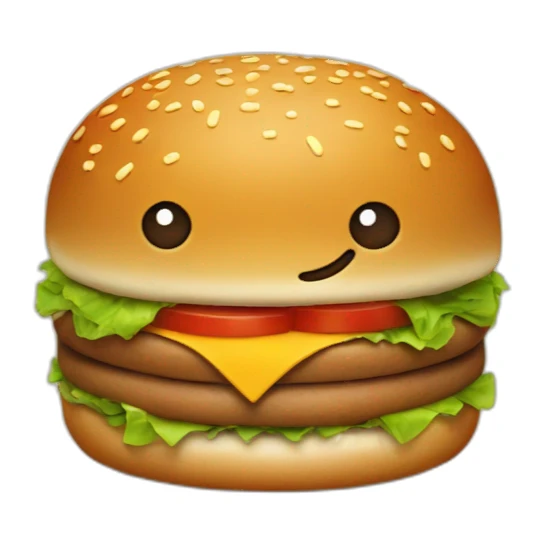 burger food delivery sticker