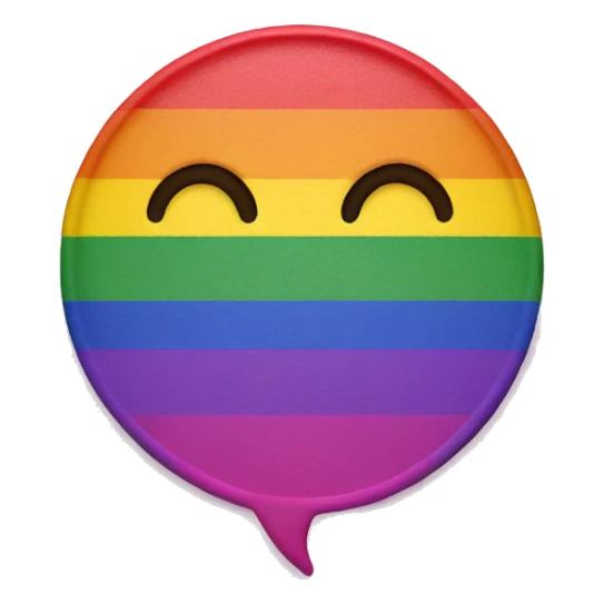 Instagram logo but in LGBTQ+ version  sticker