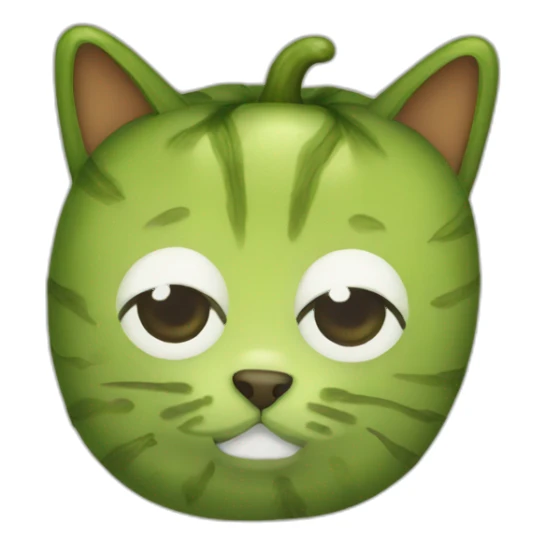 Pickle cat sticker