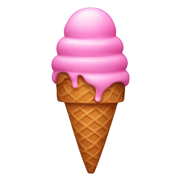 Pink ice cream  sticker