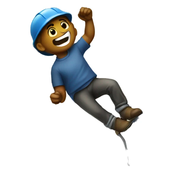 Lineman climbing pole  sticker