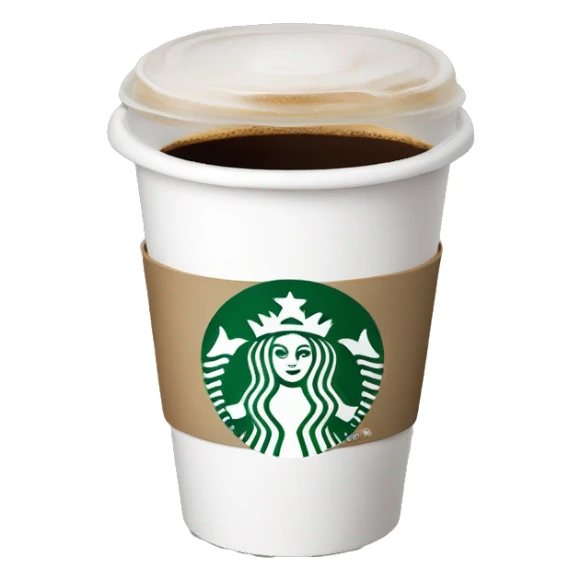 Starbucks coffee cup sticker