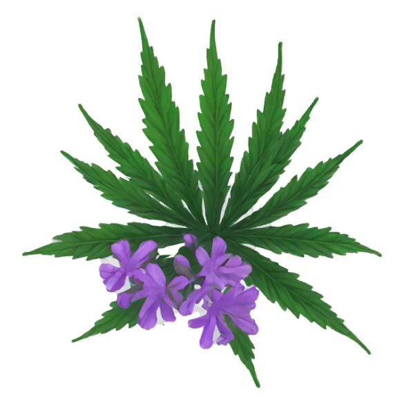 CBD FLOWERS sticker
