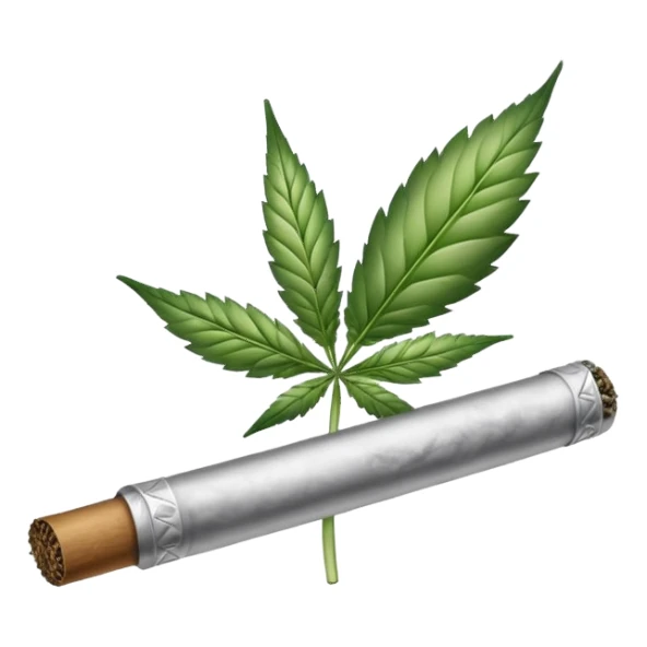 weed blunt with smoke sticker