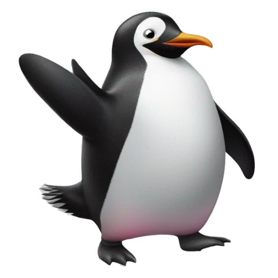 Penguin dancing  sticker