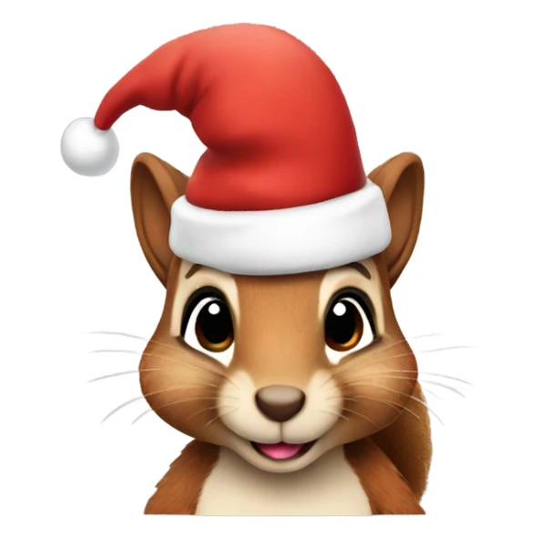 Christmas squirrel  sticker