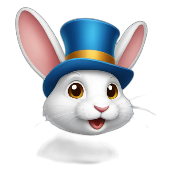 rabbit out of hat sticker