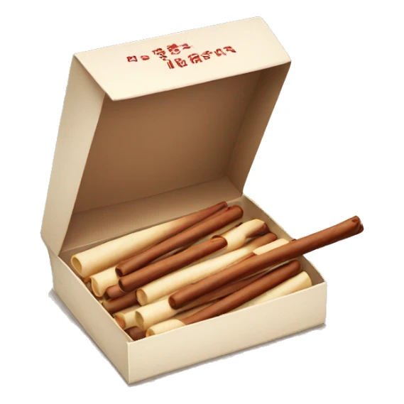 a box of pepero sticker