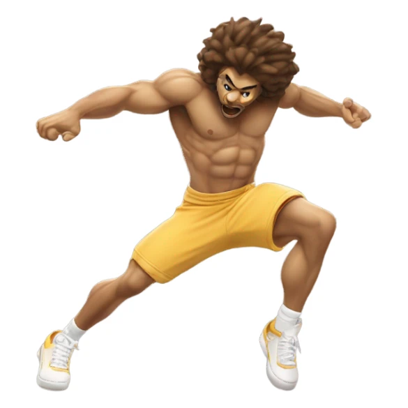 Aslan Nyrov doing breakdance freeze sticker