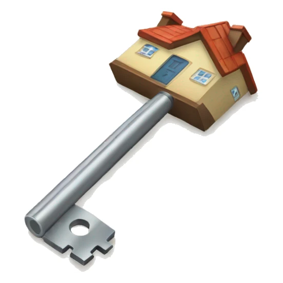 house keys sticker