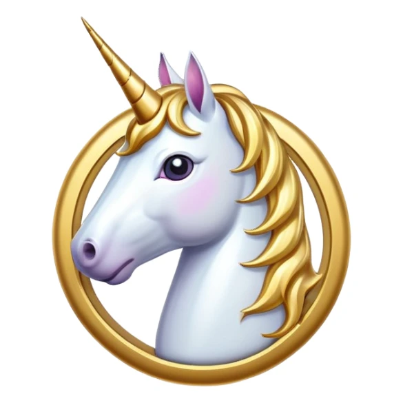 unicorn quality mark badge sticker