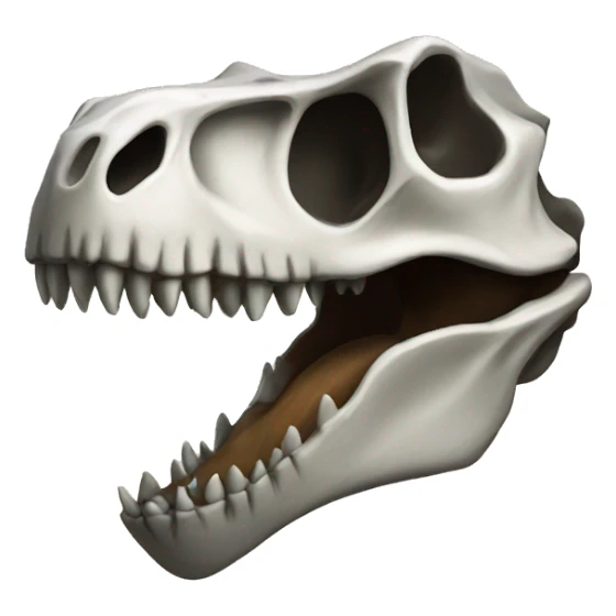 trex skull sticker