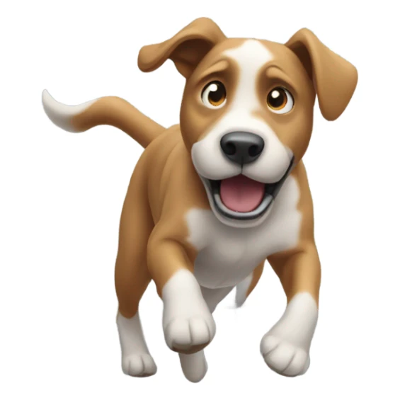 Dog leaving gate sticker