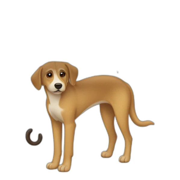 Perro lluvia paraguas sticker