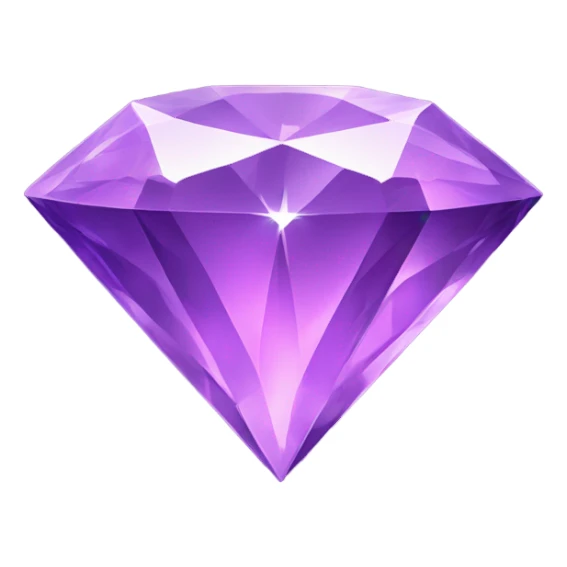 Purple diamond  sticker