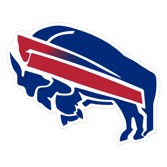 NFL Buffalo Bills logo sticker