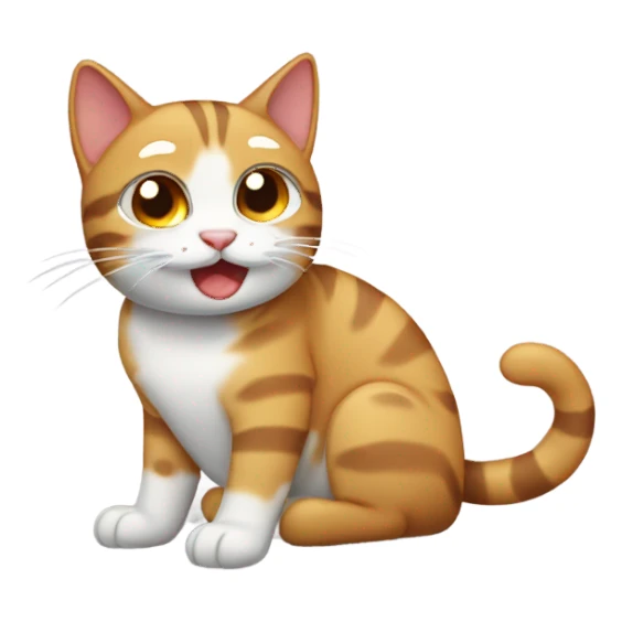 gato atigrado durmiendo sticker