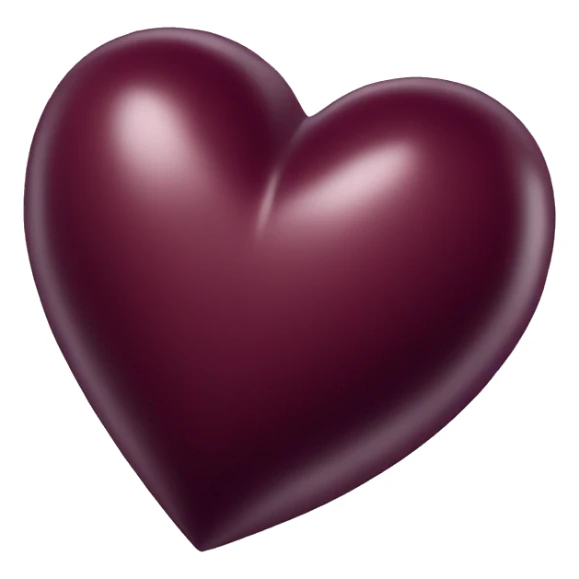 Genera un cuore bordeaux  sticker