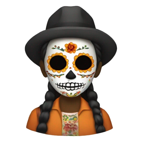 Dia muertos AA sticker