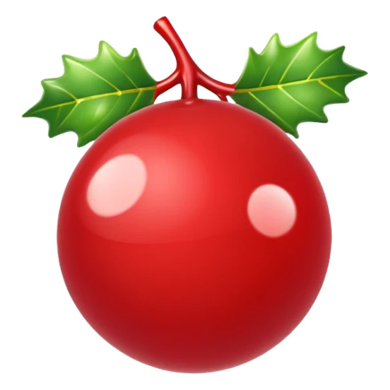 Holly berry sticker