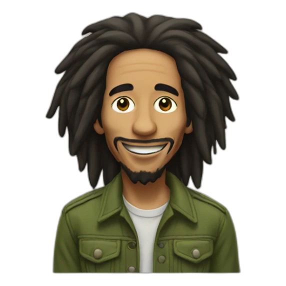 Bob Marley argentino sticker