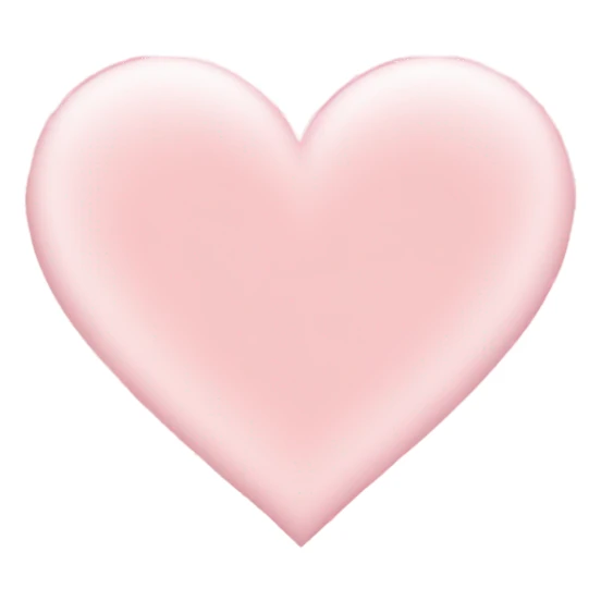 Heart Light pink sticker