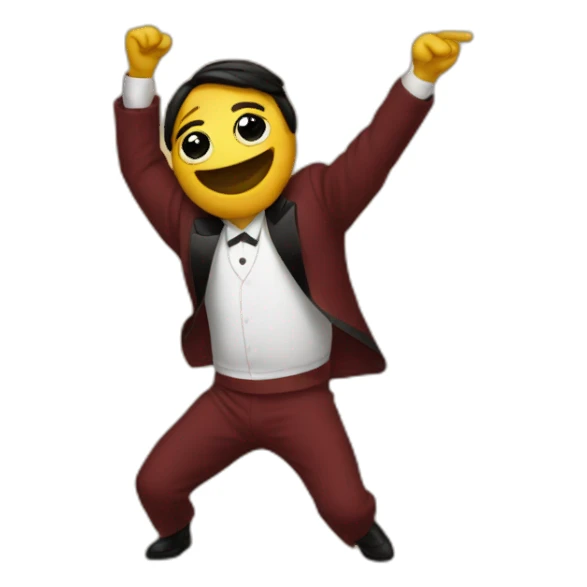 Porro bailando sticker