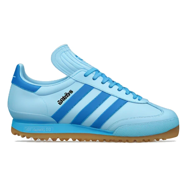 Adidas Sambas og light Blue  sticker
