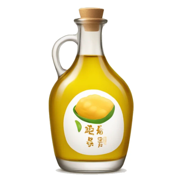 Sesame oil glass bottle sticker