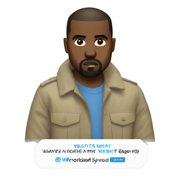 kanye west united nations  sticker