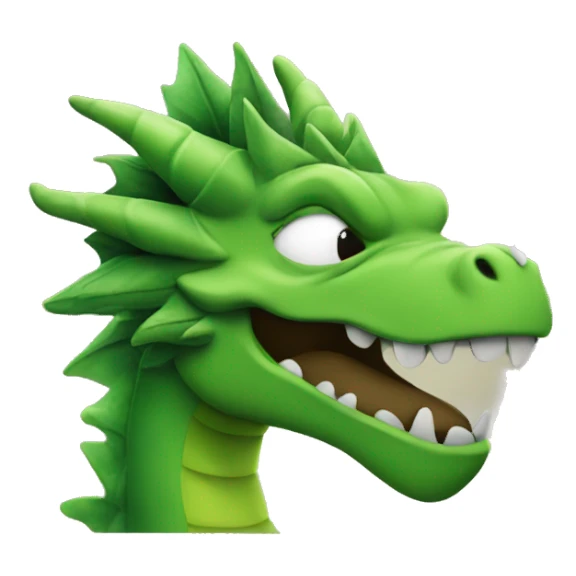 A dragón smoking weed  sticker