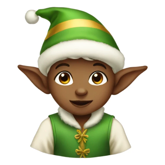 baby as an elf sticker