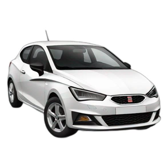 white seat ibiza sticker