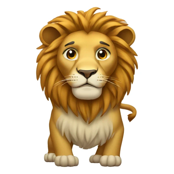Lion arrangé  sticker