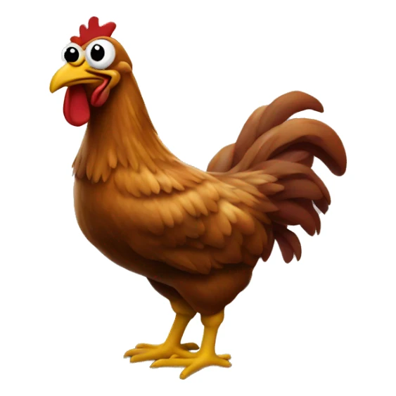 chicken with a dr pepper sticker