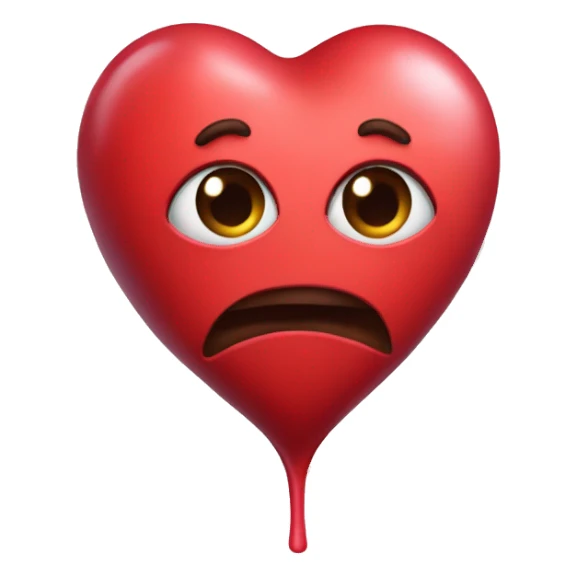 Coeur sucette sticker