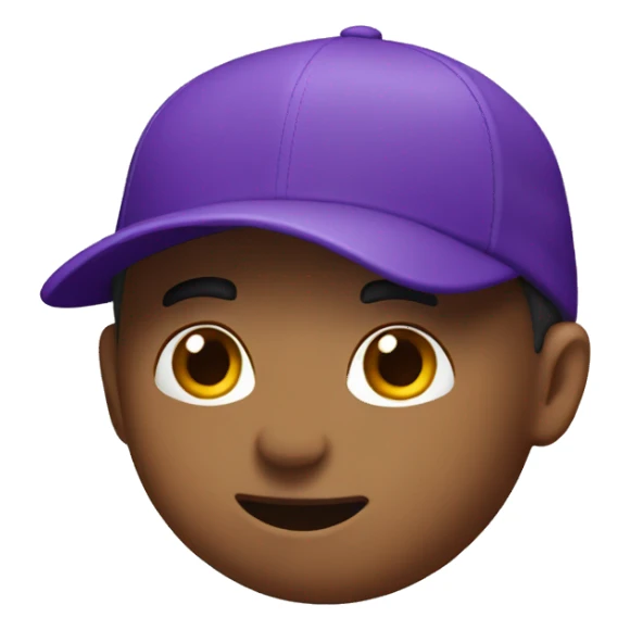 purple cap lo sticker