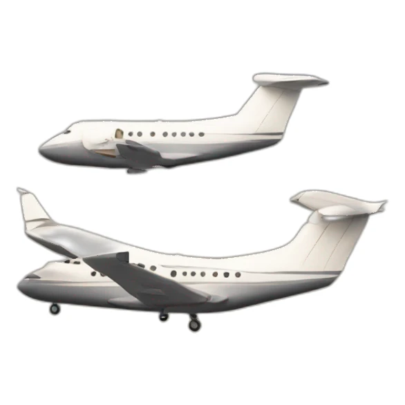 Planes whith tow towers sticker