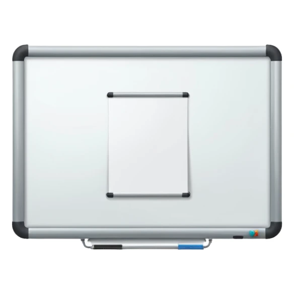 whiteboard in classroom mounted on wall sticker